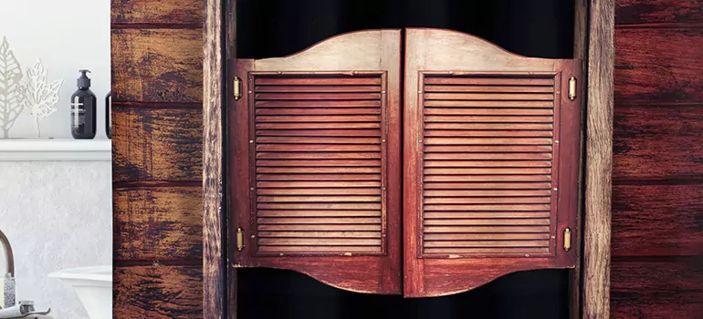 Installing Saloon Door Hinges in West Pensacola, FL