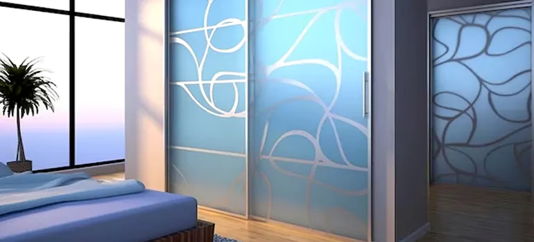 Frosting Glass Cabinet Doors in West Pensacola, FL